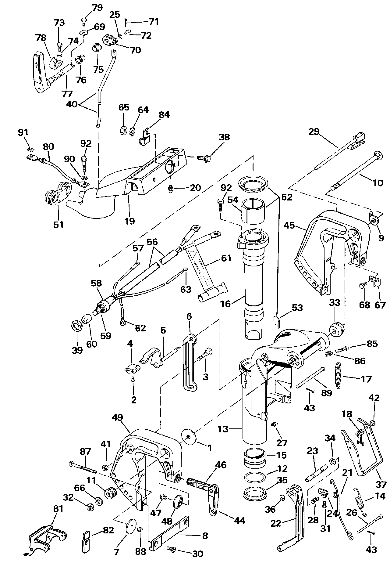Section intermédiaire — modèle 10SEL uniquement