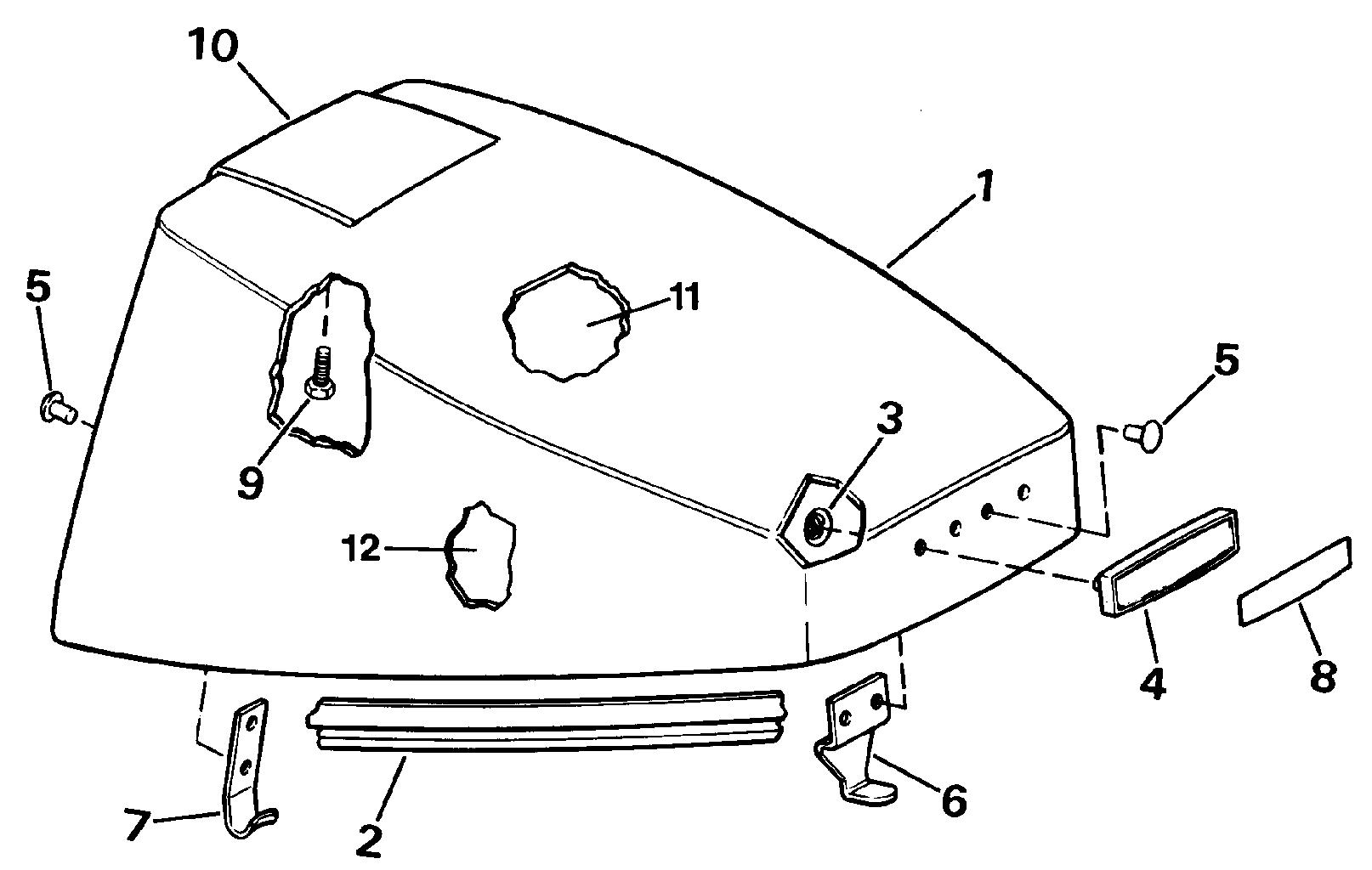 Capot moteur – Johnson