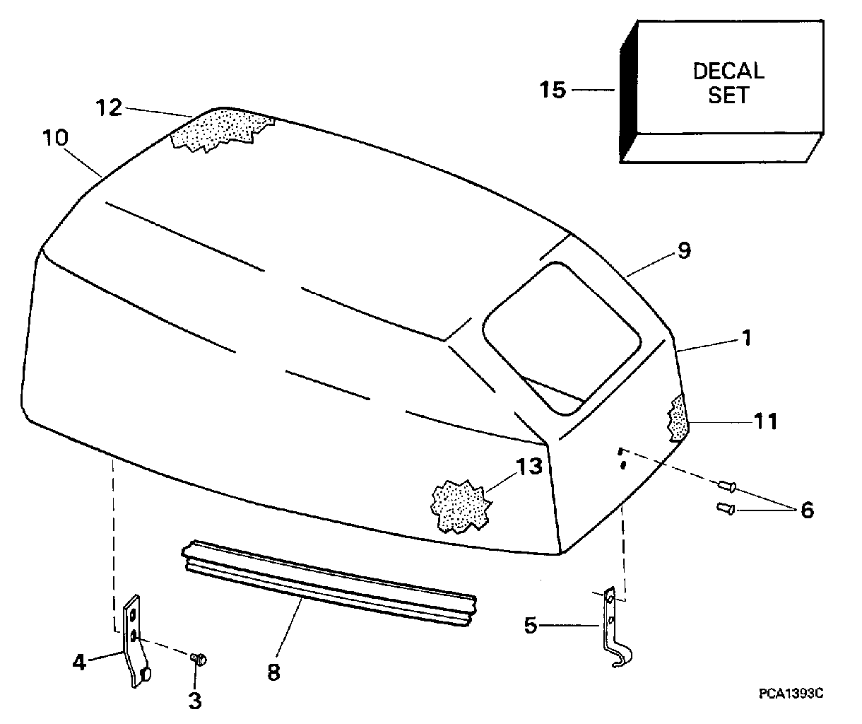 Engine cover – Evinrude