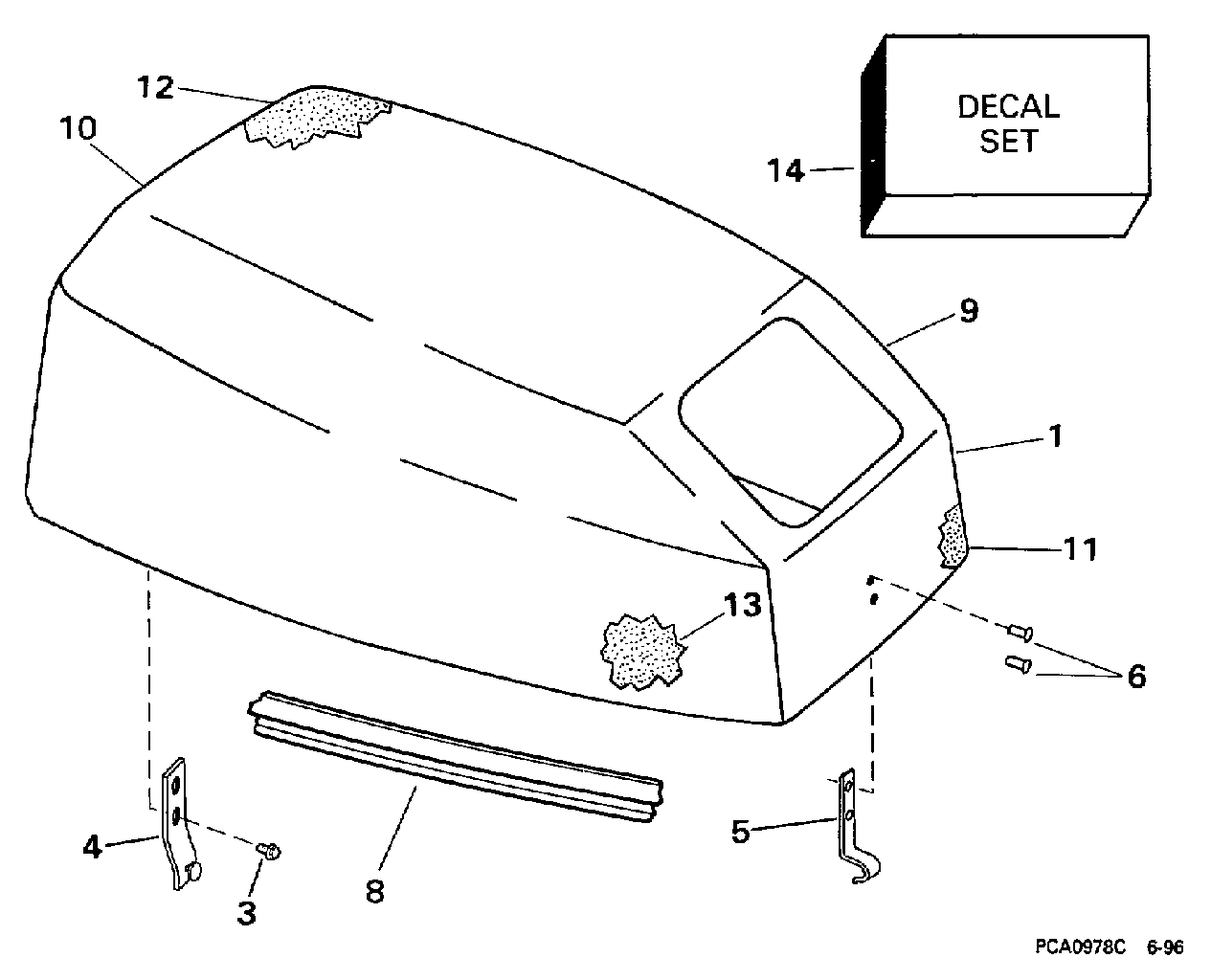 Engine cover – Johnson