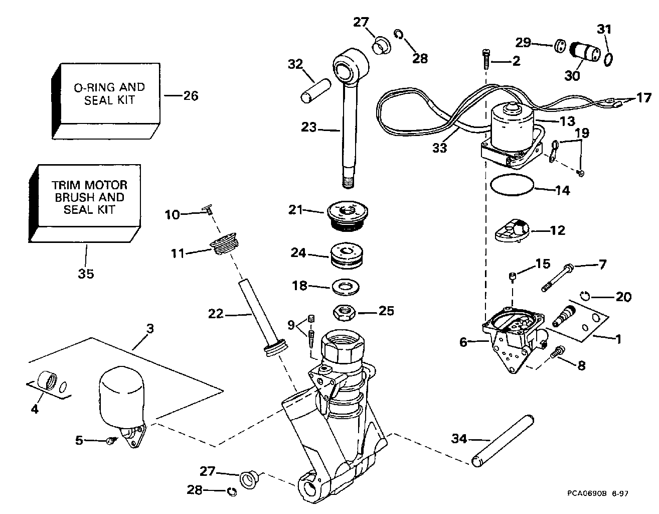 Ensemble hydraulique de correction d’assiette et de relevage