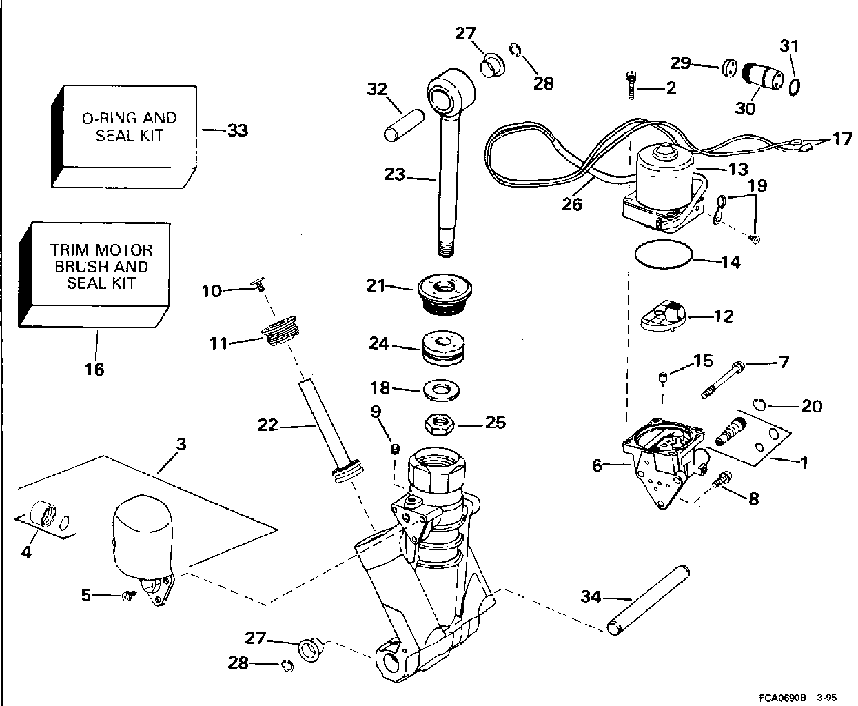 Ensemble hydraulique de correction d’assiette et de relevage