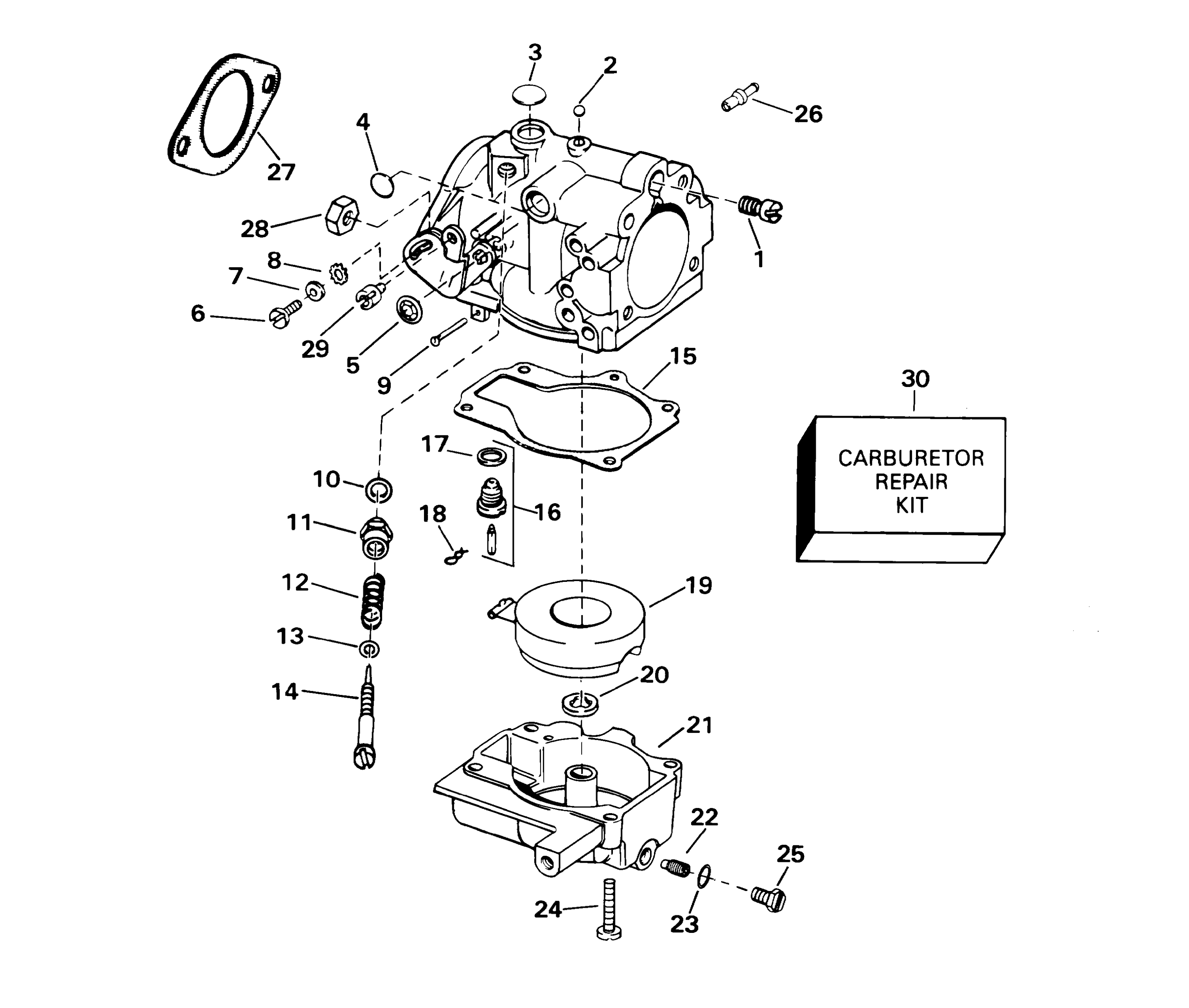 Carburateur – 25R – RL