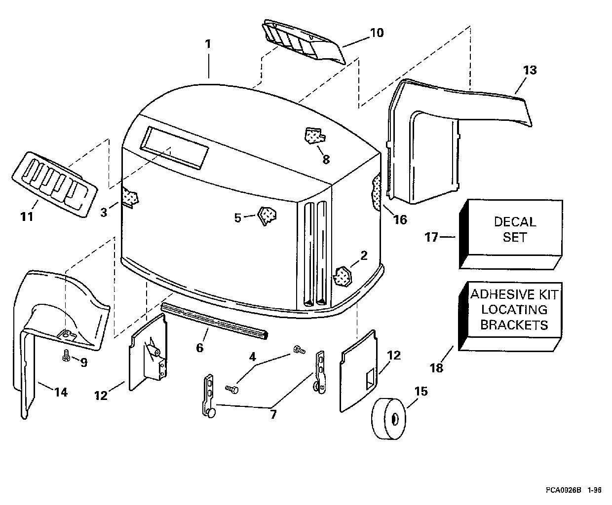 Capot moteur – Johnson