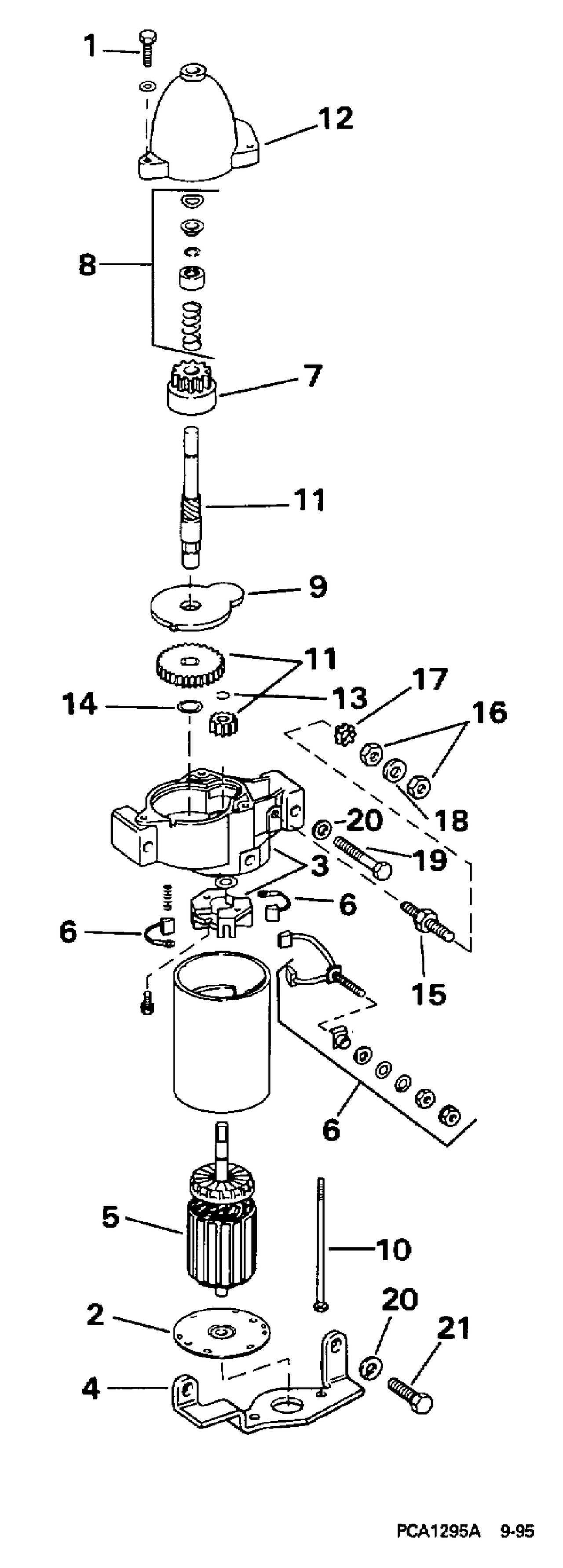 Moteur de démarreur