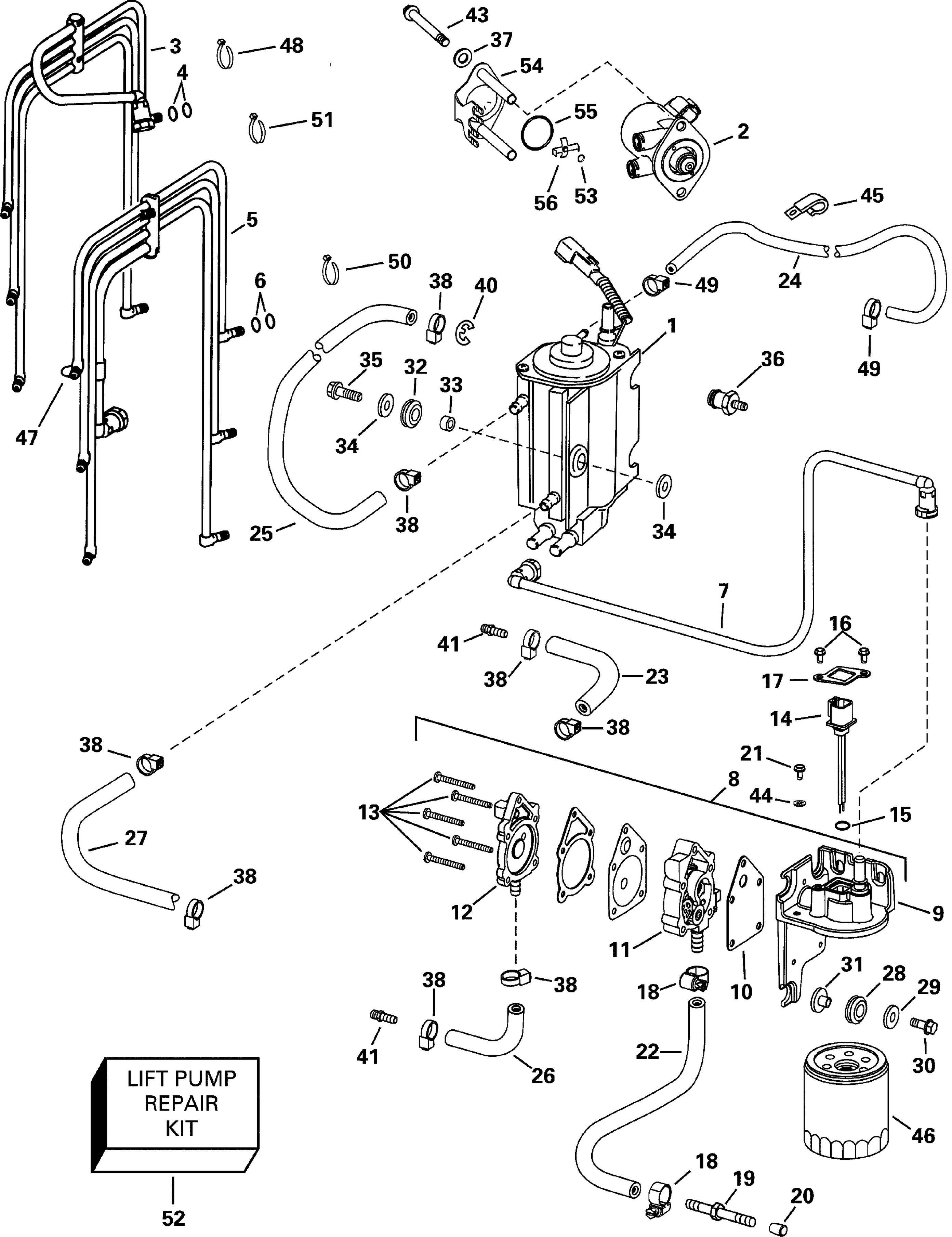 Composants du circuit de carburant