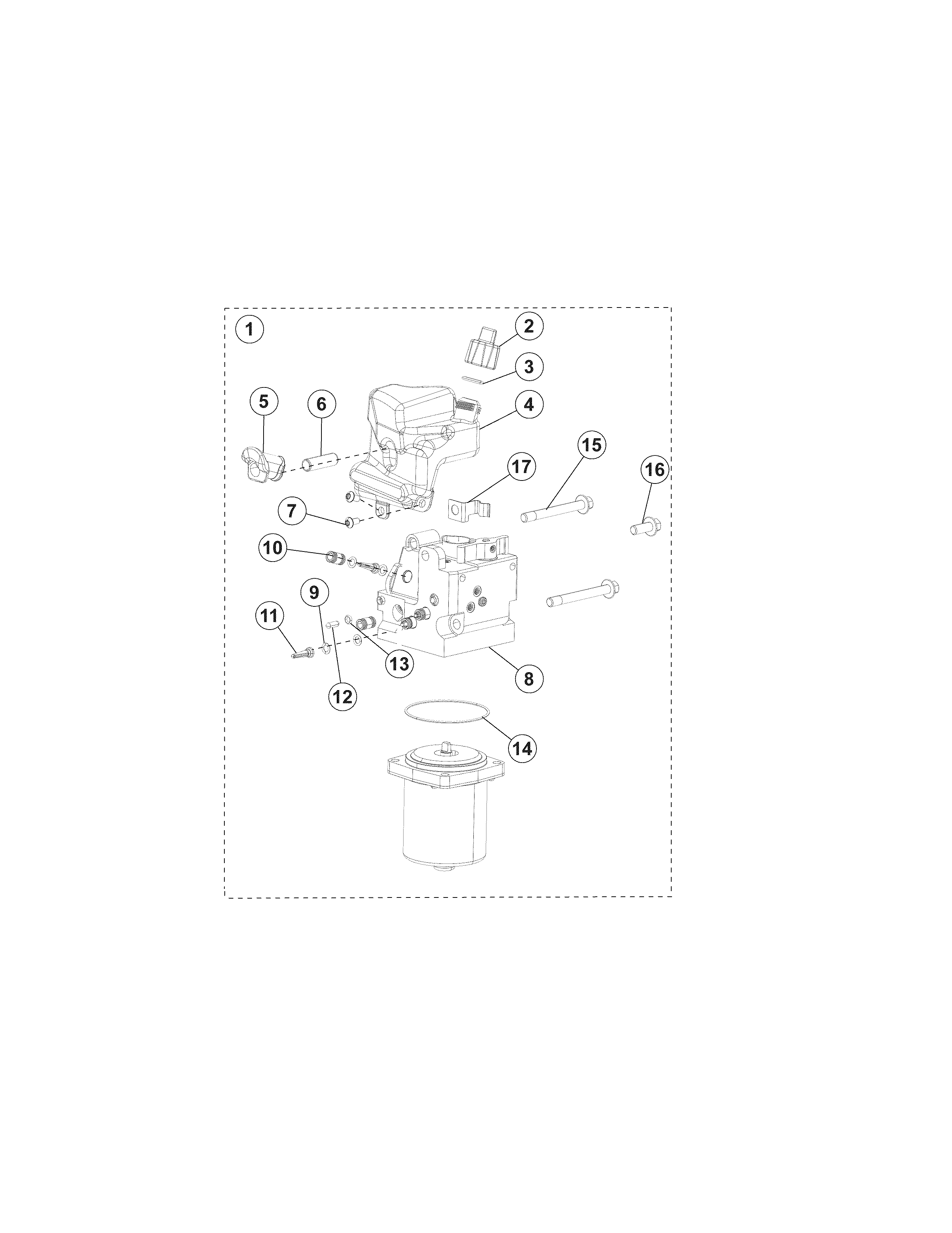 Power tiller manifold