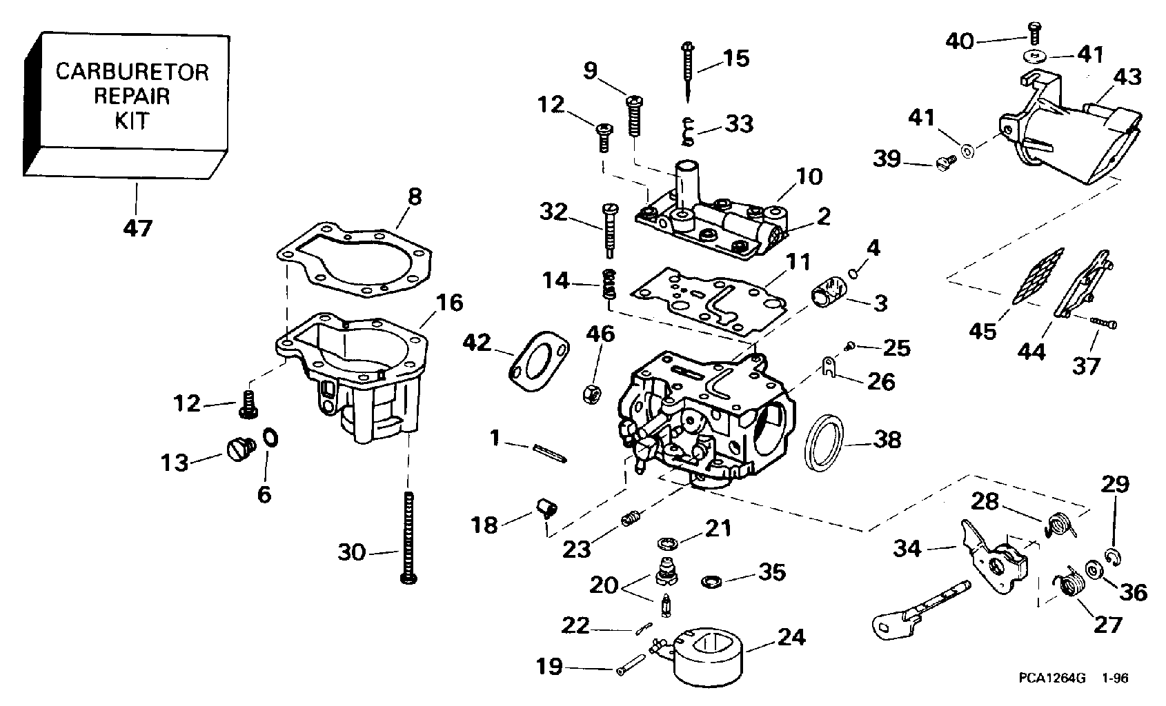Carburateur – 9,9 ch