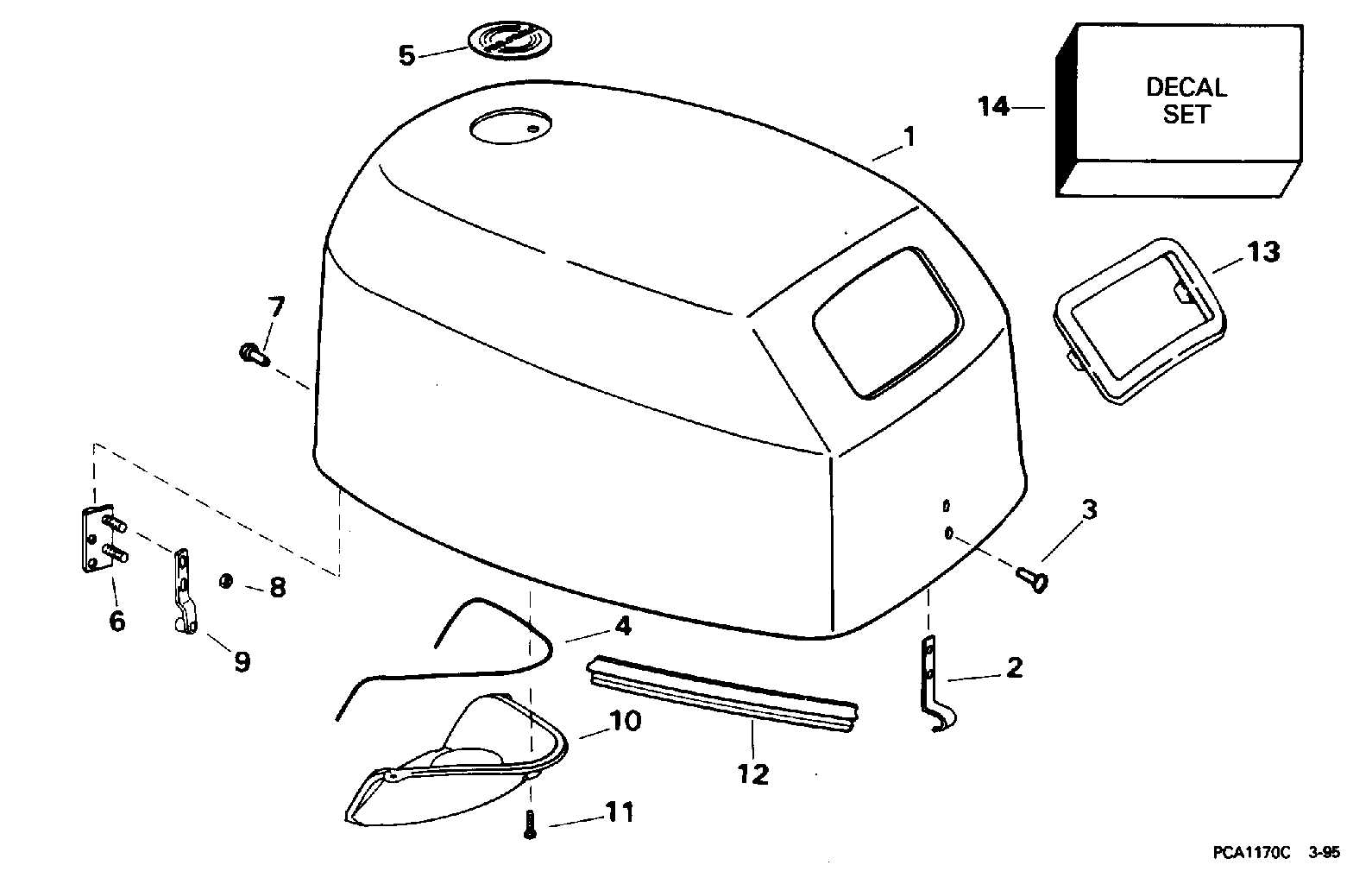 Capot moteur – Johnson