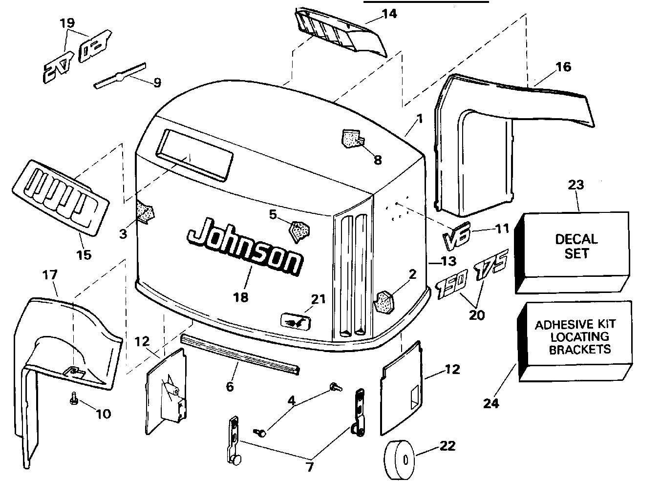 Capot moteur – Johnson