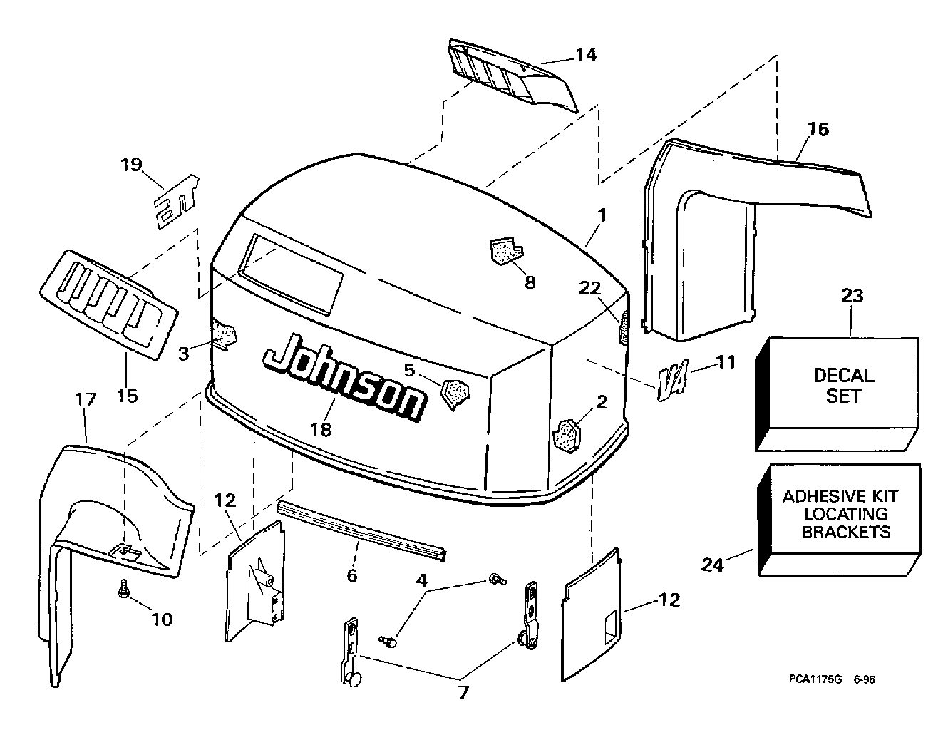 Capot moteur – Johnson