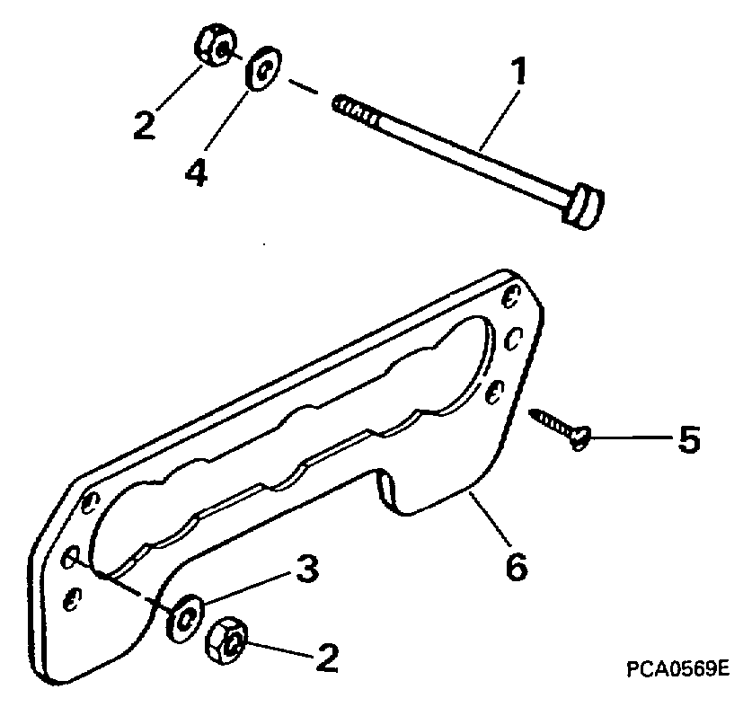 Kit de fixation au tableau arrière – 40, démarrage manuel