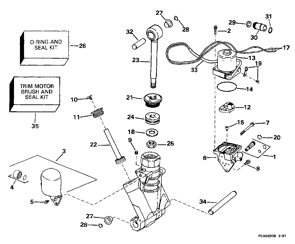 Ensemble hydraulique de correction d’assiette et de relevage