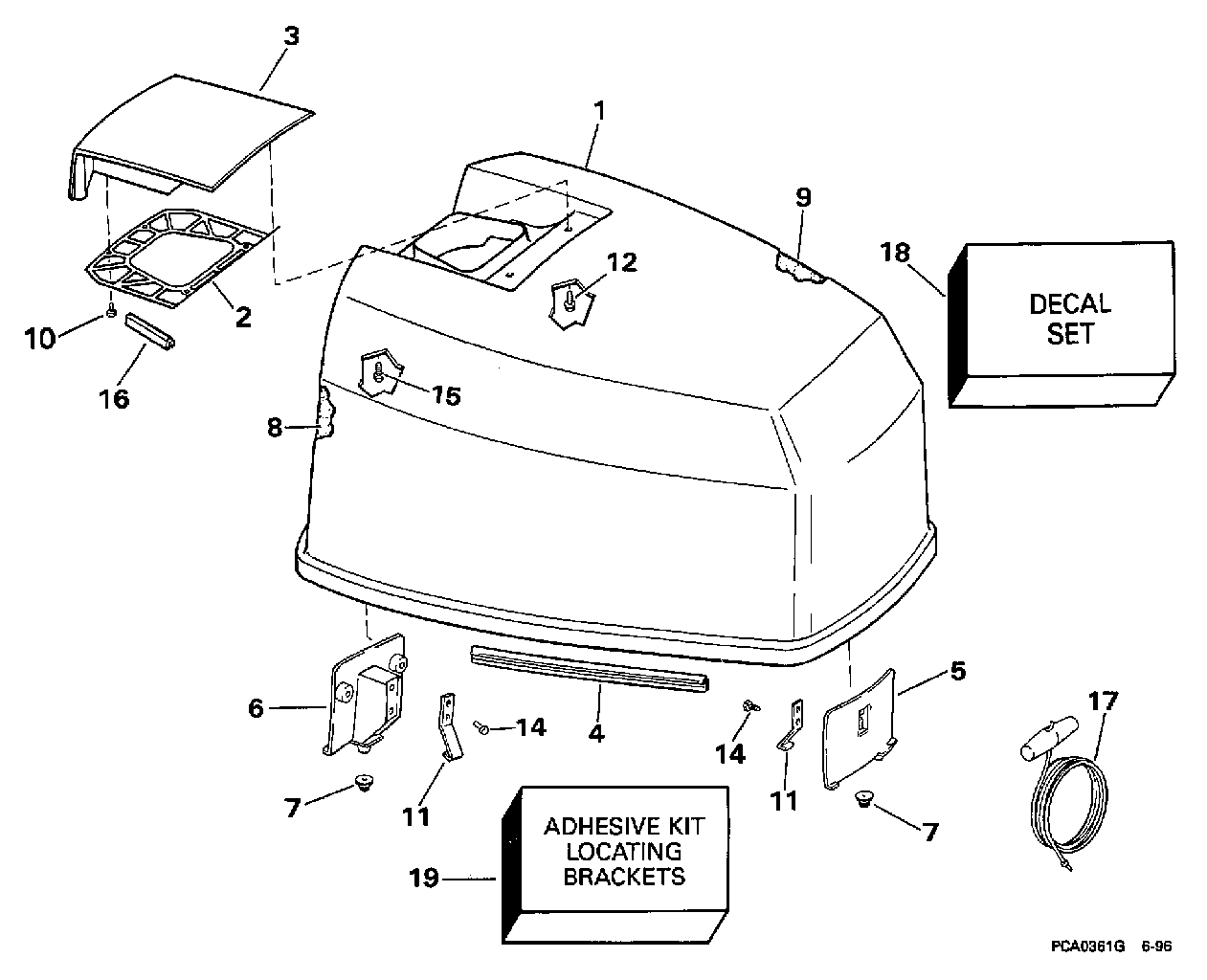 Capot moteur – Johnson