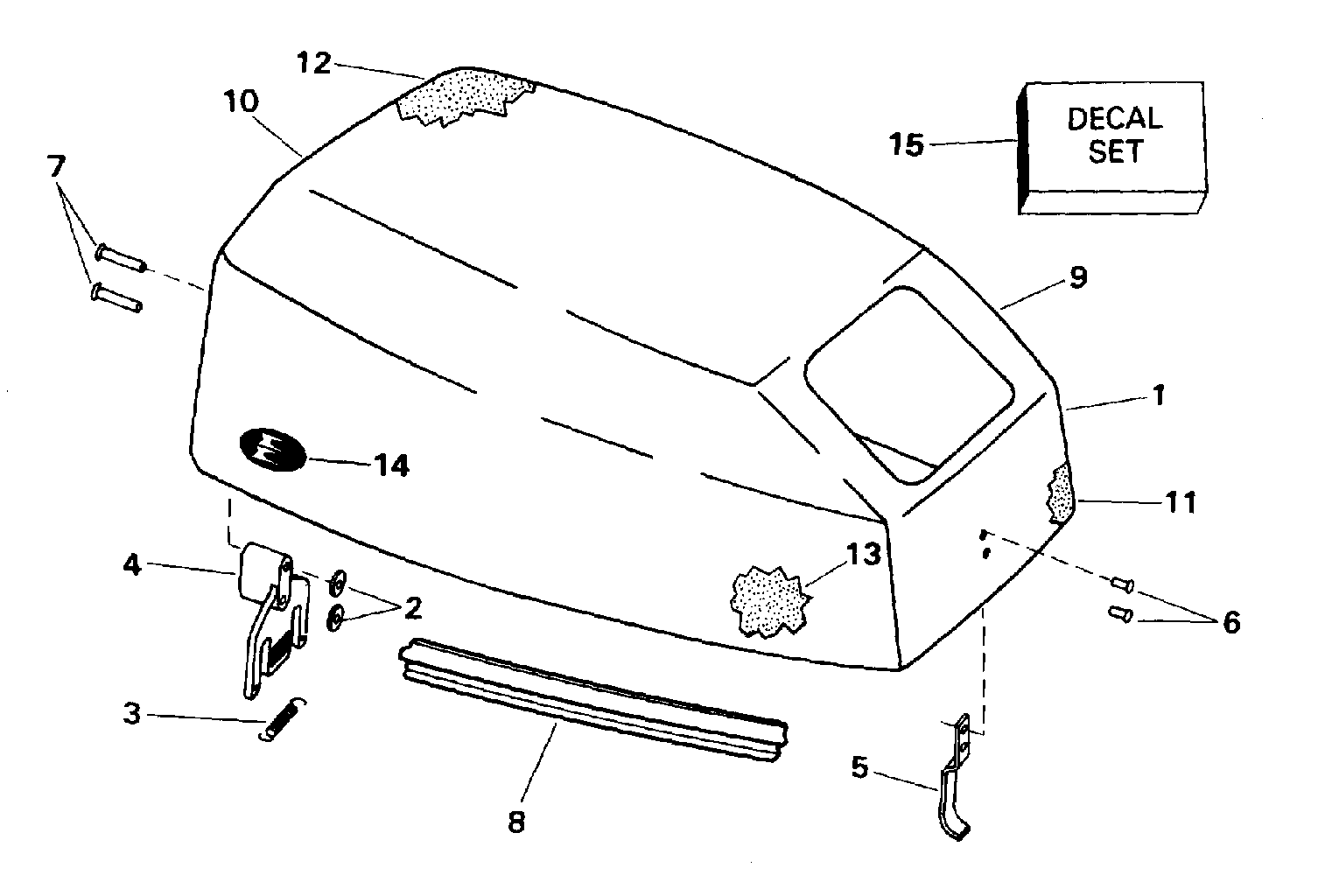 Engine cover – Evinrude
