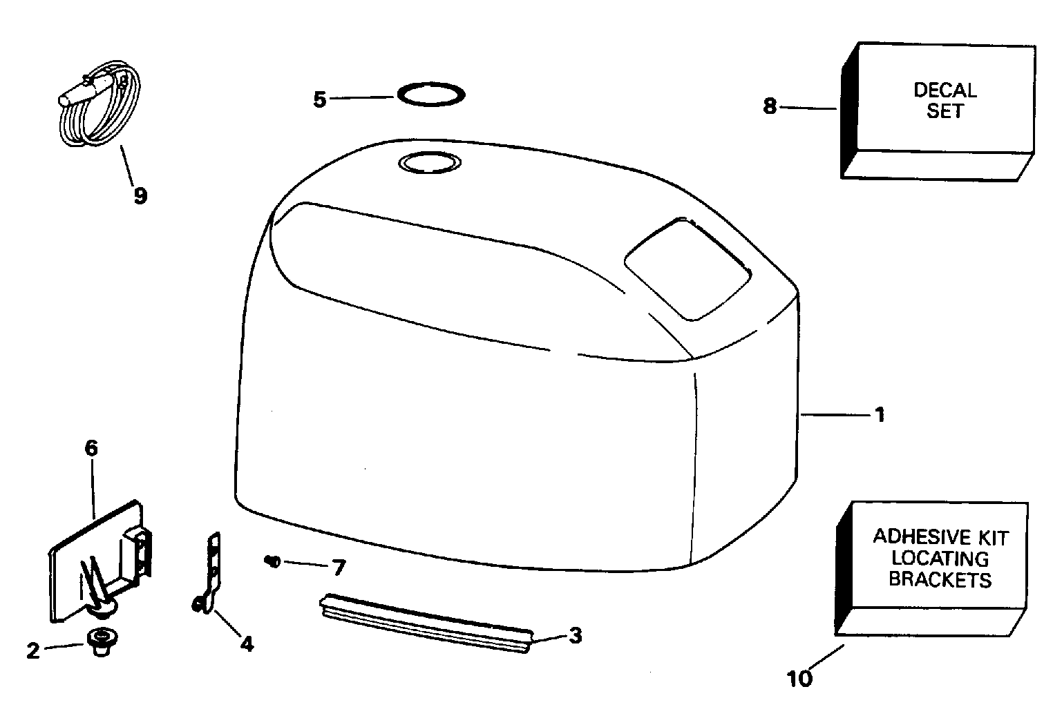 Capot moteur – Johnson