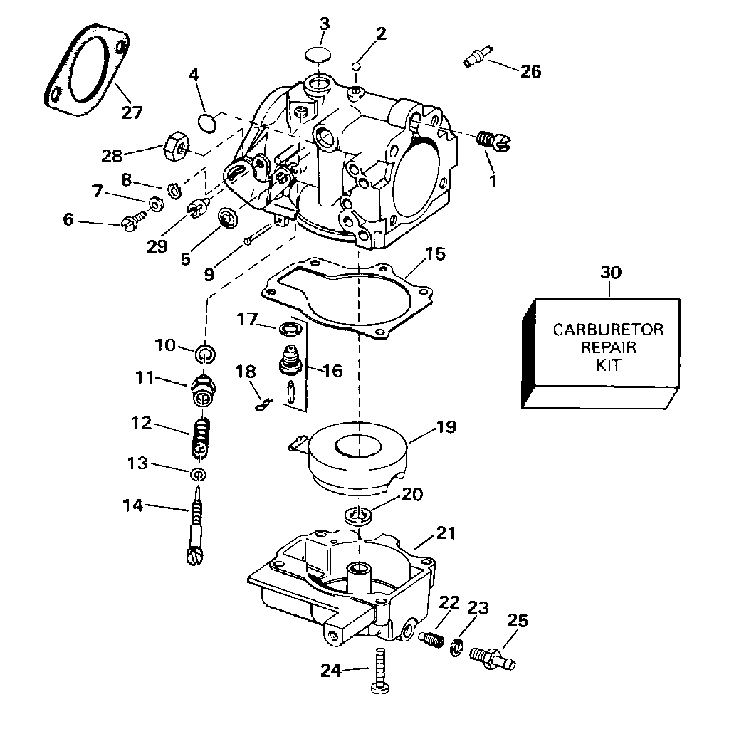 Carburateur 20SR, 20SRL