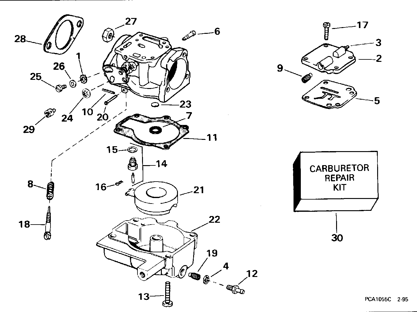 Carburateur 25RA, 25RAL