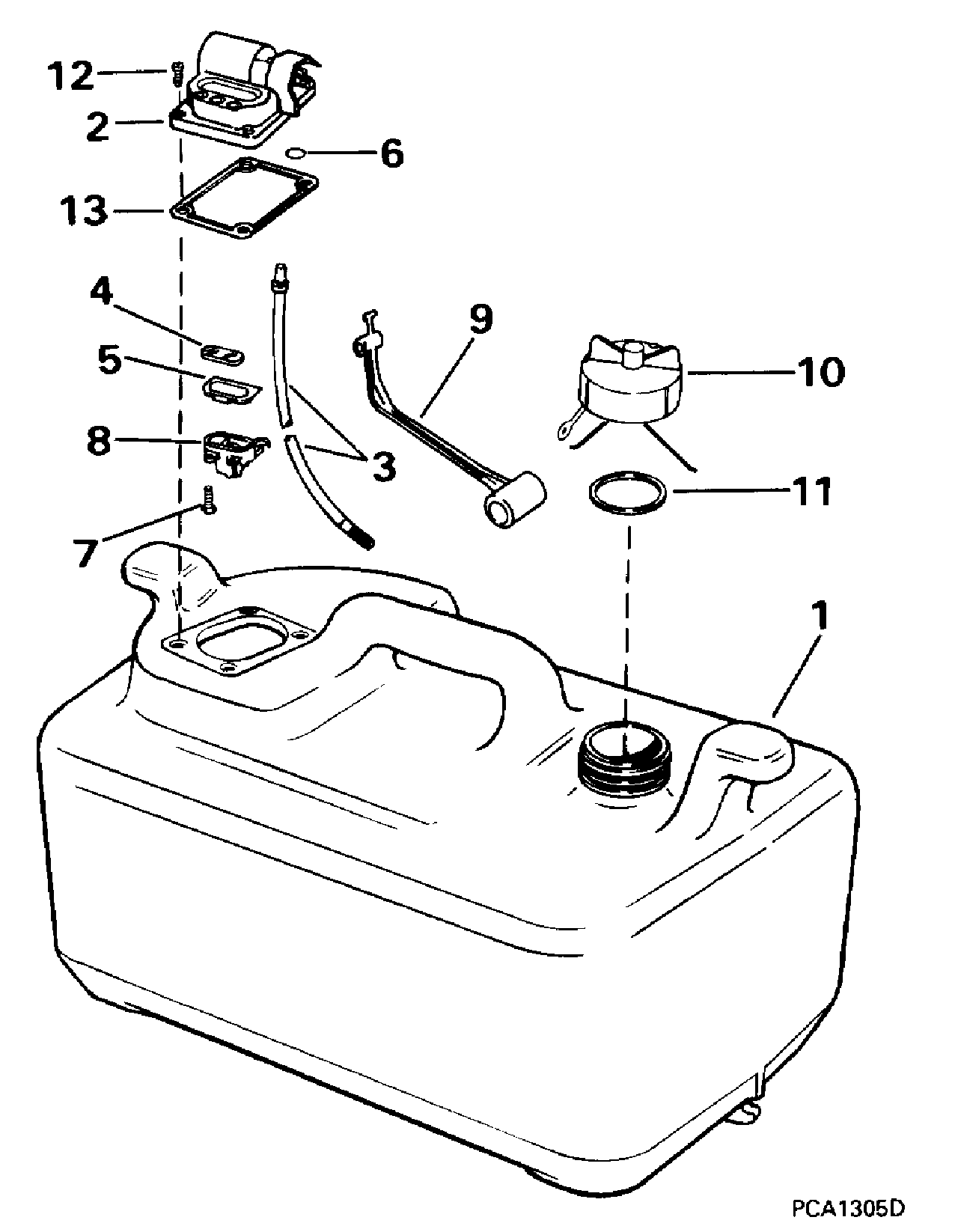 Fuel tank – 6 gallons – 10RP models only