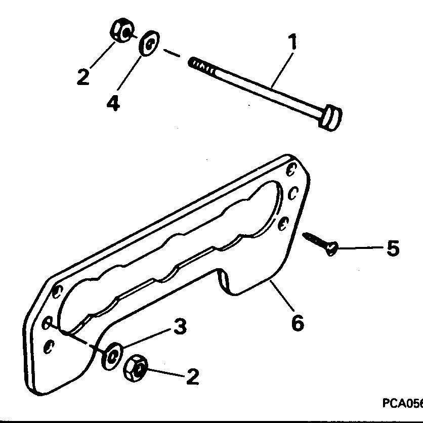 Kit de fixation au tableau arrière – 40, démarrage manuel