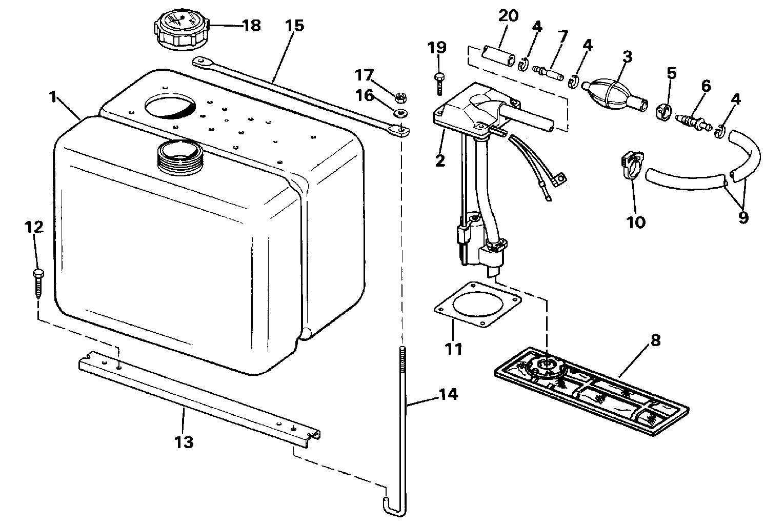 Kit de réservoir d’huile, 3,0 gallons