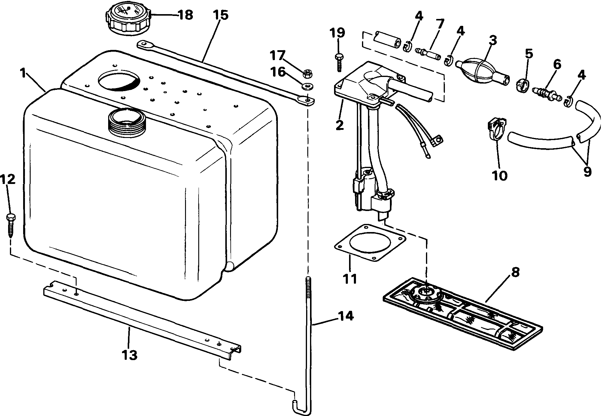 Kit de réservoir d’huile, 3 gallons