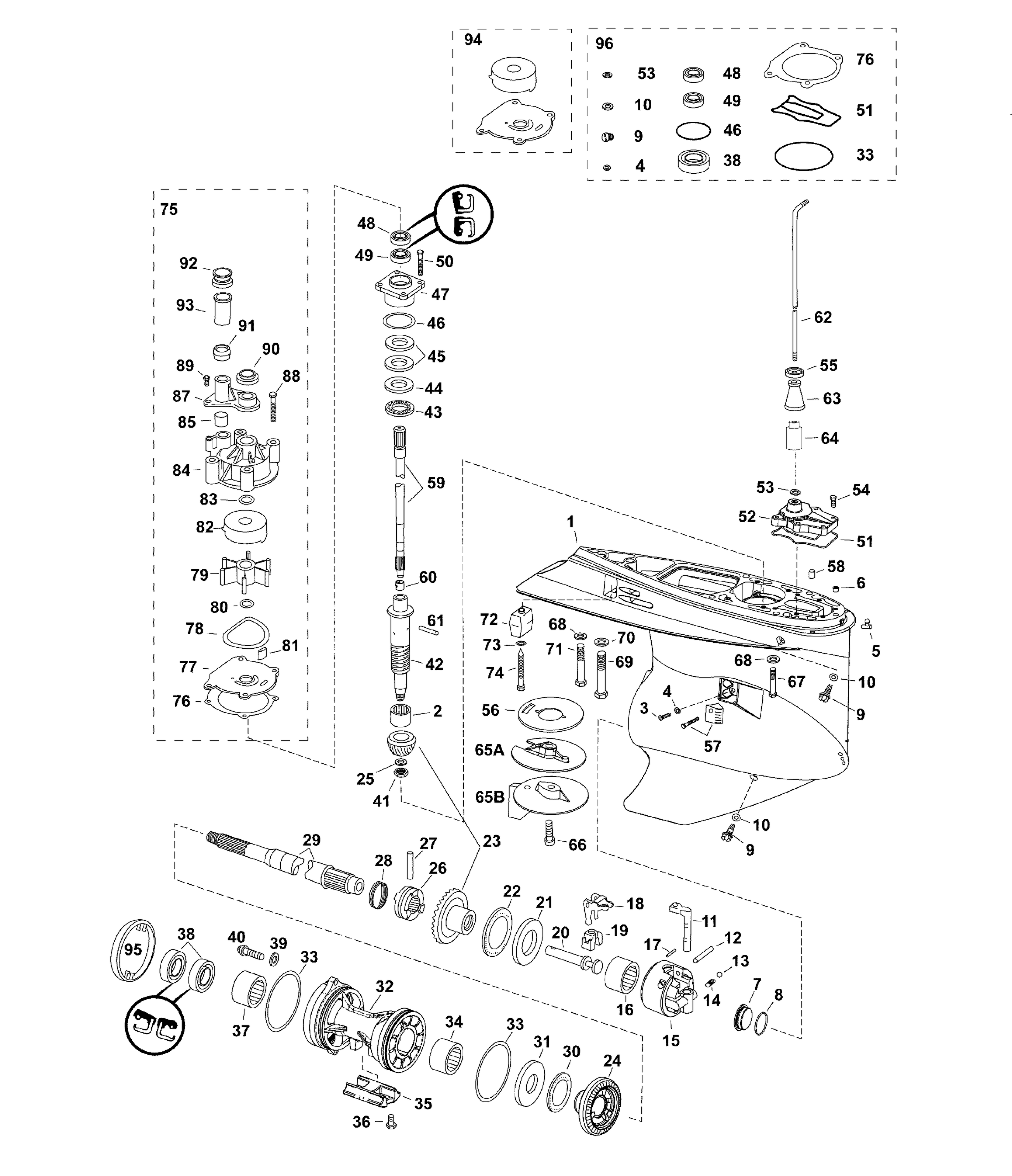 Caja de engranajes de tipo M2