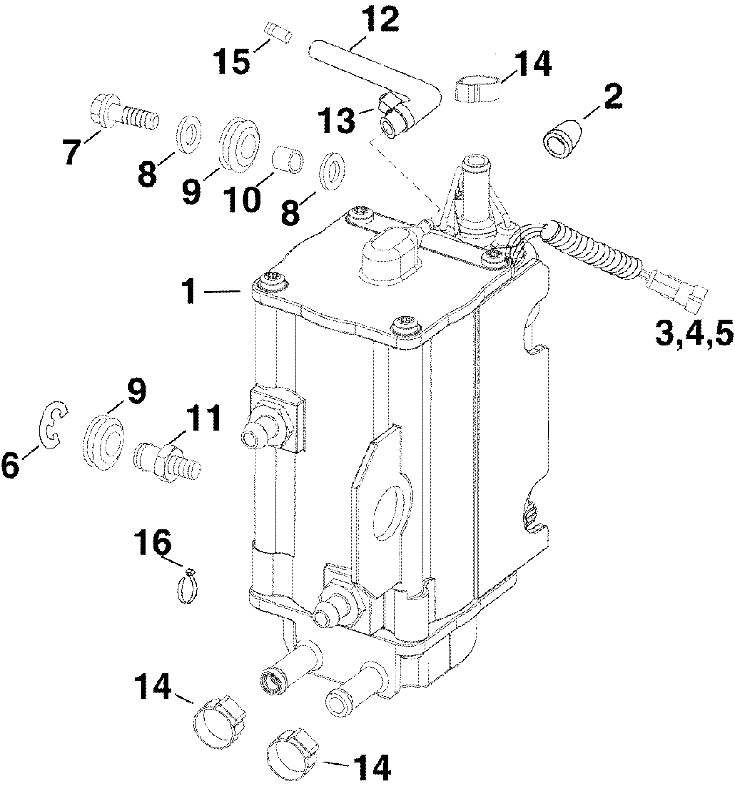 Fuel pump and vapor separator