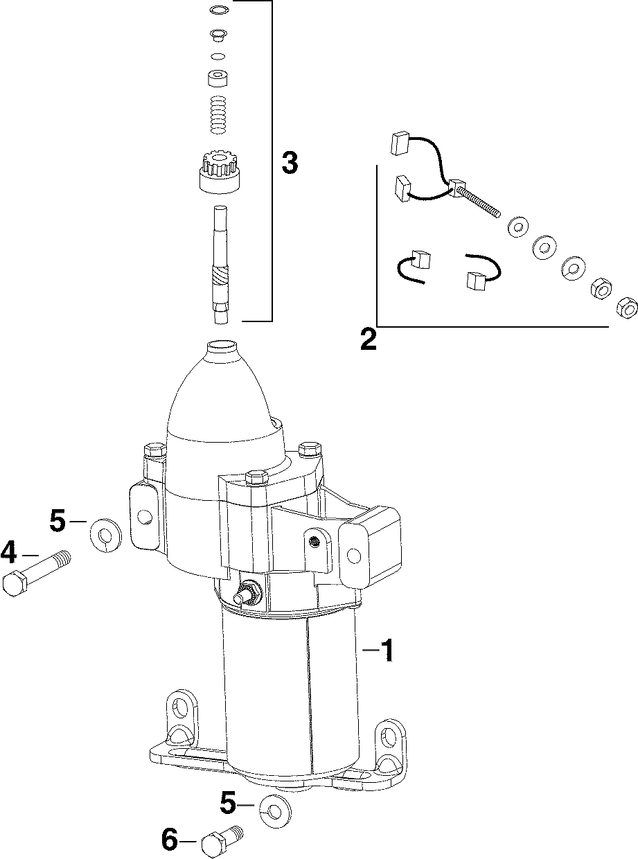 Moteur de démarreur