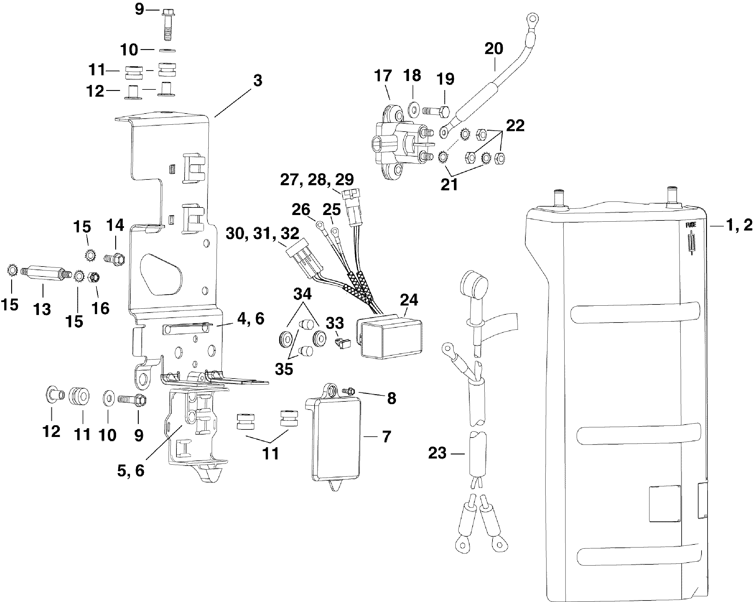 Electrical supports and components