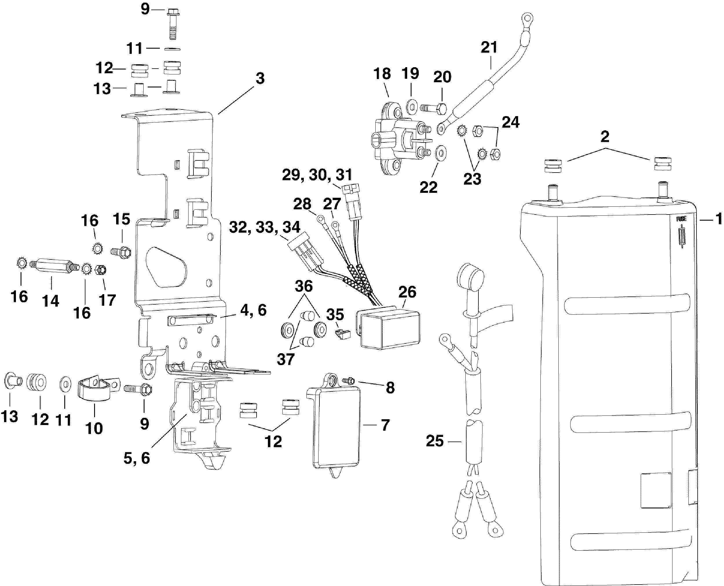 Electrical supports and components
