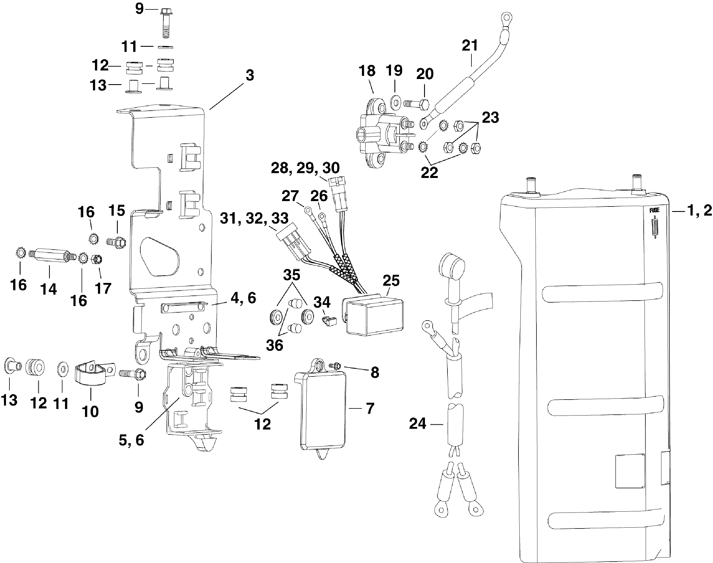 Electrical supports and components
