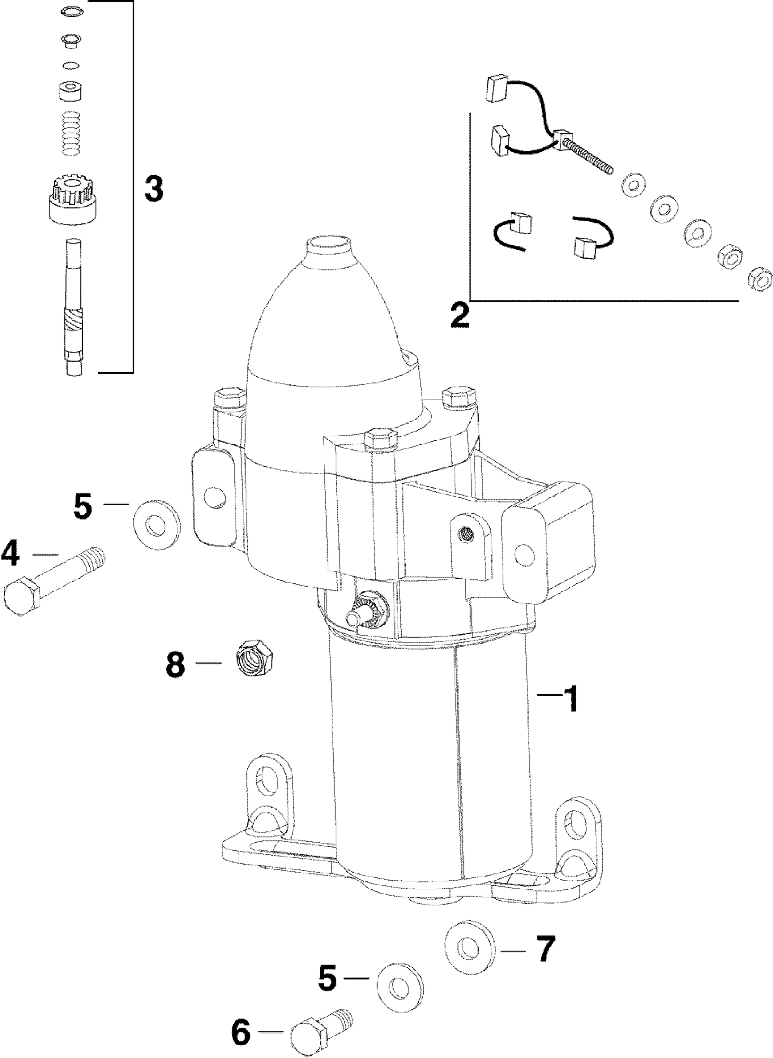 Moteur de démarreur