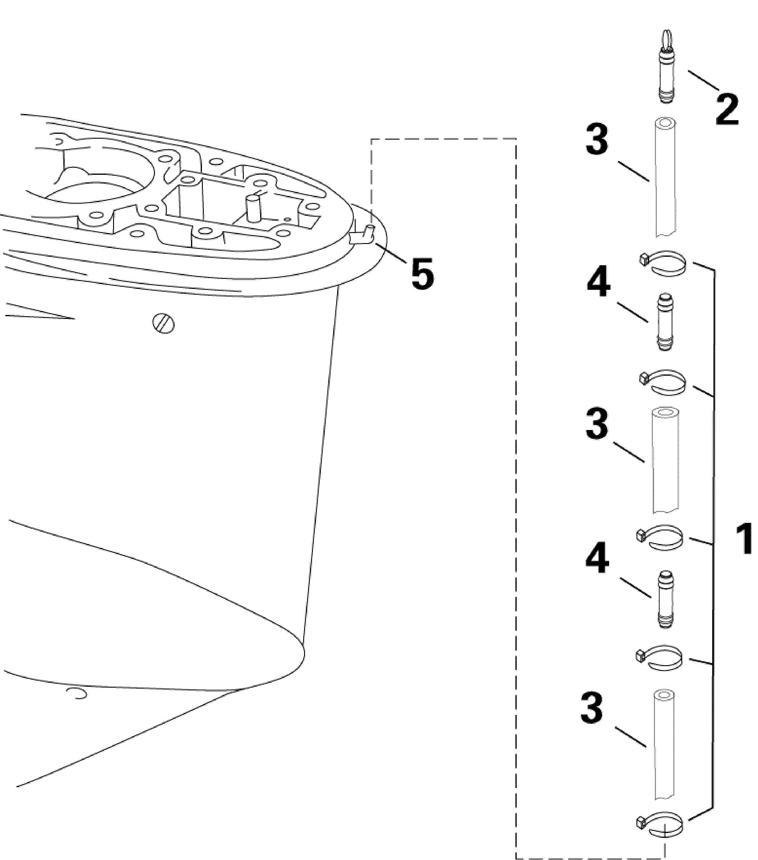 Speedometer hose