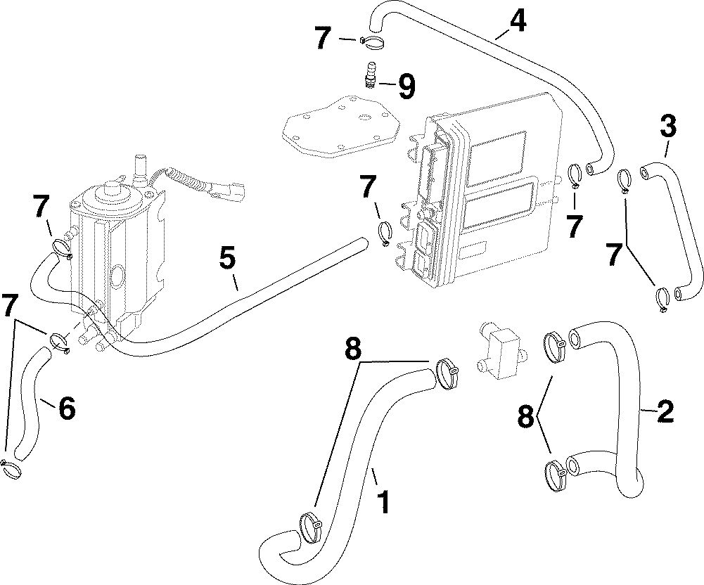 Cooling hoses
