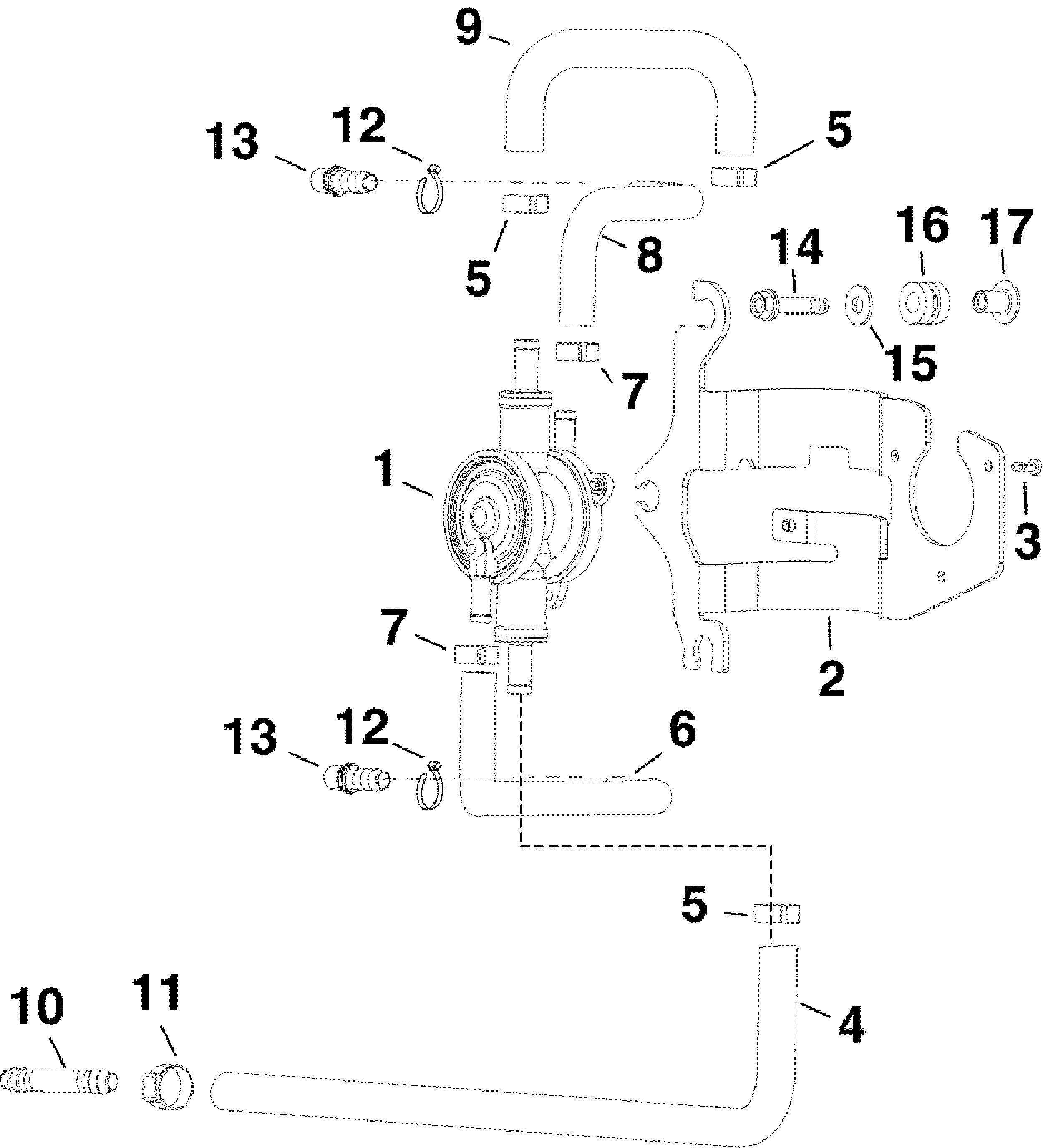 Fuel suction pump