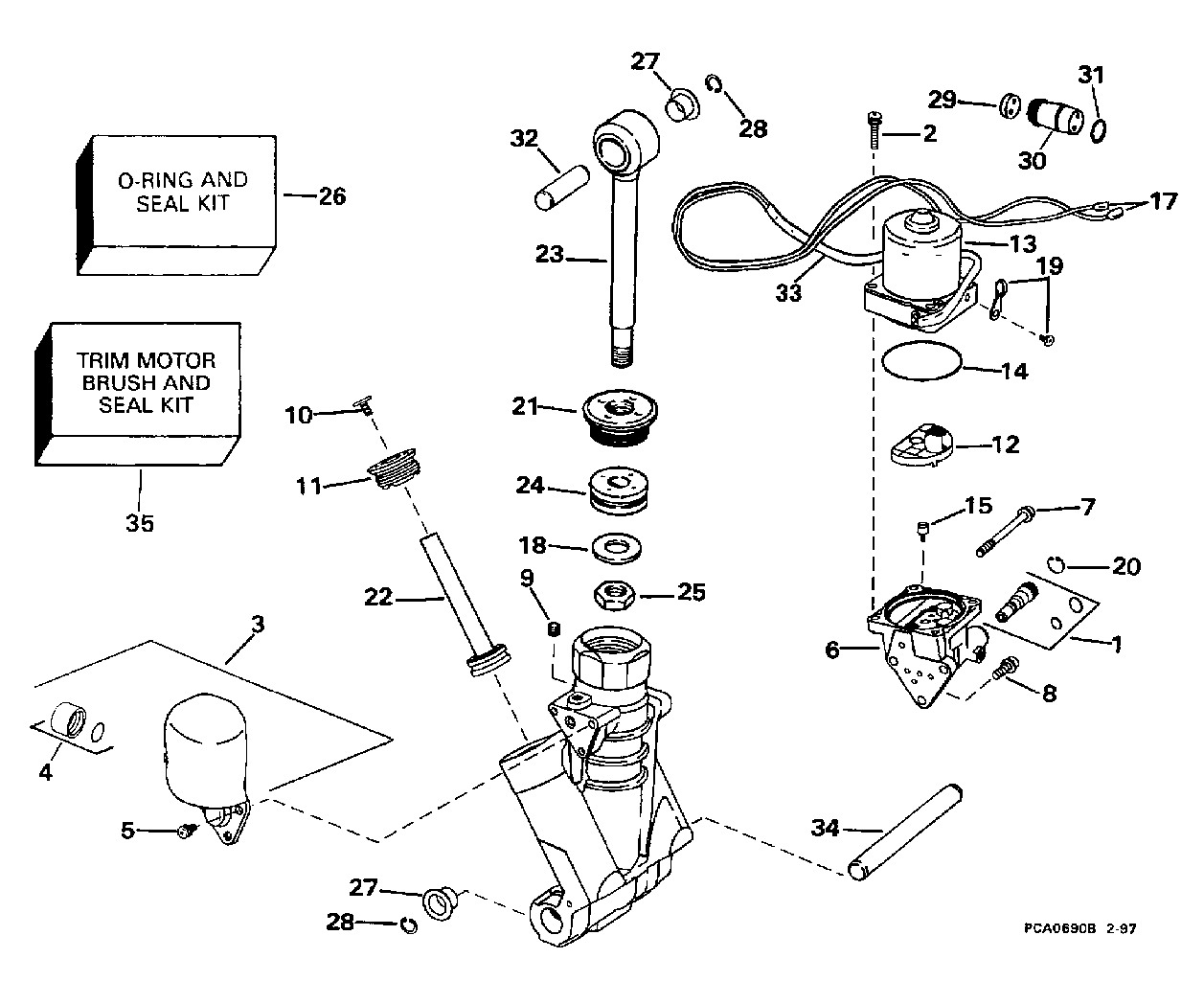 Ensemble hydraulique de correction d’assiette et de relevage