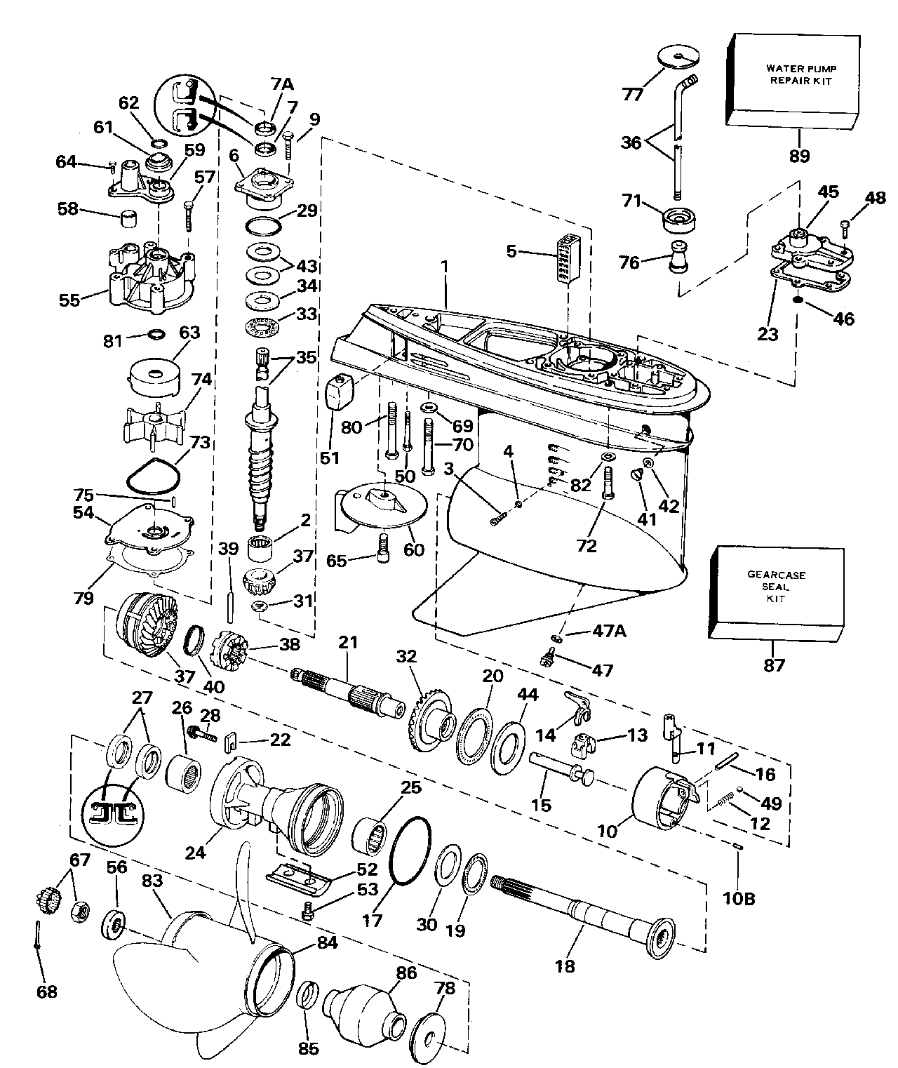 Caja de engranajes, modelos de contrarrotación