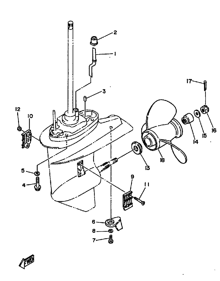 BOITIER D'HELICE TRANSMISSION2