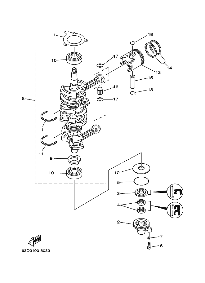 CRANKSHAFT & PISTON