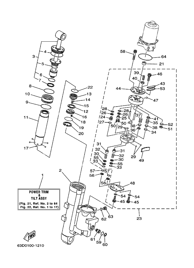 POWER TRIM & TILT ASSY 1