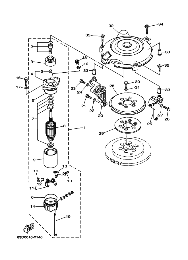STARTING MOTOR