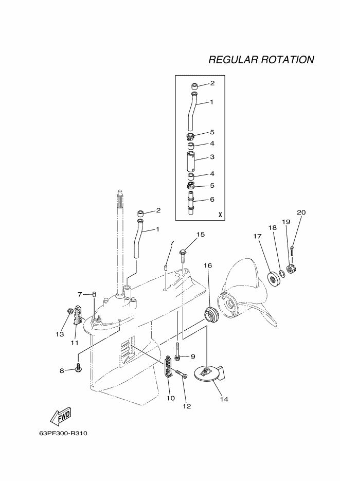 TRANSMISIÓN DE LA CARCASA DE LA HÉLICE2