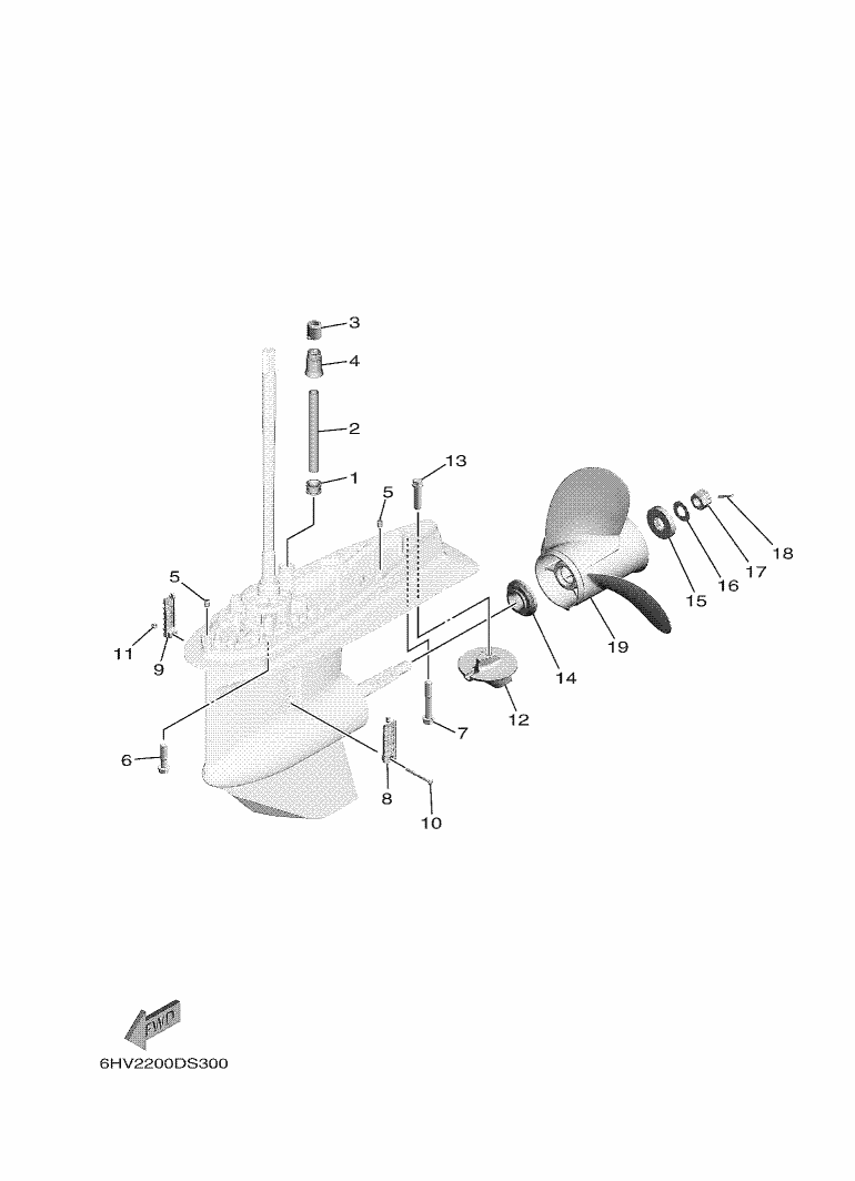 BOITIER D'HELICE TRANSMISSION2
