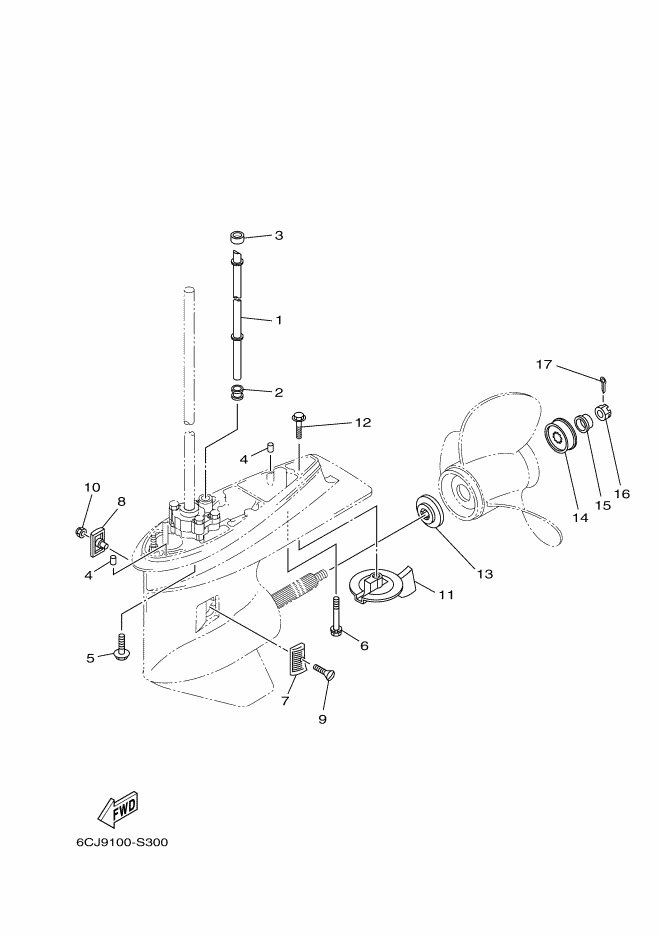 BOITIER D'HELICE TRANSMISSION2