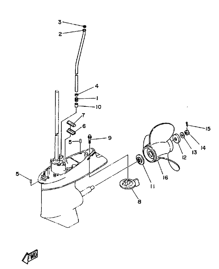 BOITIER D'HELICE TRANSMISSION2