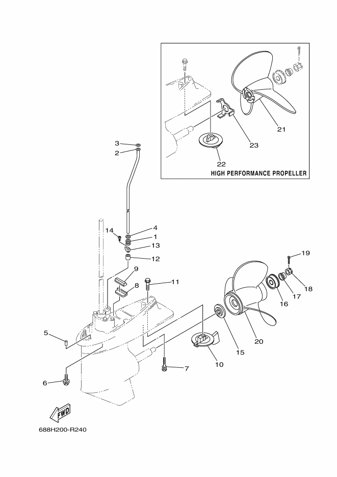 BOITIER D'HELICE TRANSMISSION3