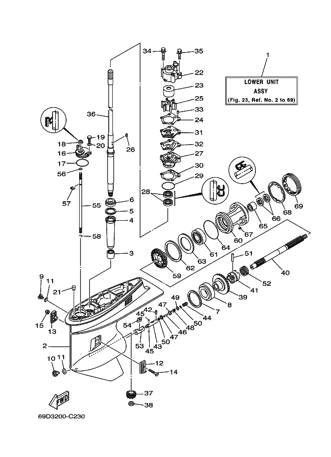 BOITIER D'HELICE TRANSMISSION1