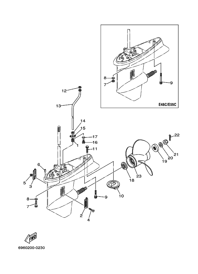 BOITIER D'HELICE TRANSMISSION3