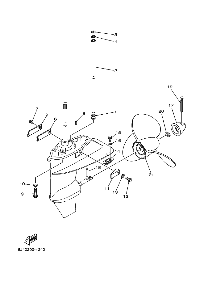 BOITIER D'HELICE TRANSMISSION4